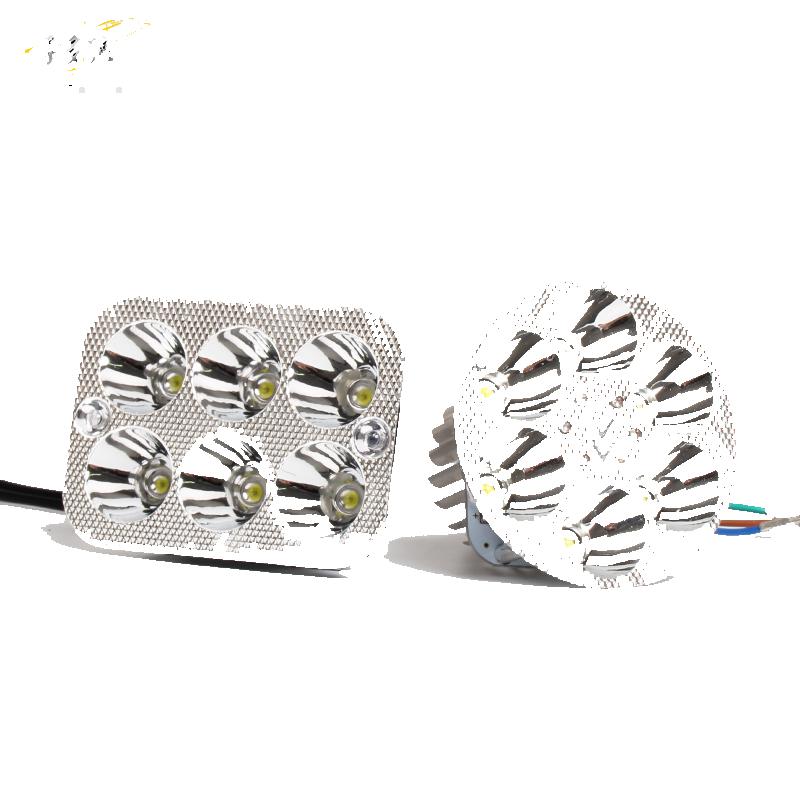 30w内置电动车灯踏板车led大灯超亮射灯流氓灯远近光12vled灯泡