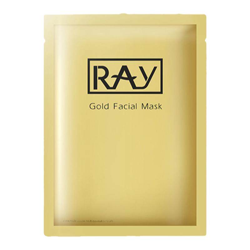 ray面膜补水保湿女收缩毛孔蚕丝金银色去黄提亮10片*3盒泰国妆蕾