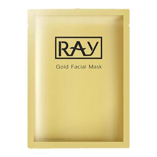 ray面膜补水保湿女收缩毛孔蚕丝金银色去黄提亮10片*3盒泰国妆蕾