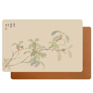 修川彩绘羊毛毡 双面皮革加厚书画毡书法毛毡垫国画专用文房四宝