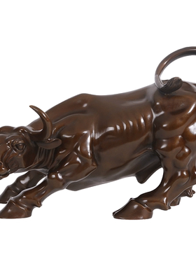 全铜开业礼品旺市牛铜牛摆件