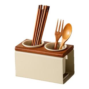 onlycook台面壁挂沥水筷子筒餐具置物架勺子刀叉收纳盒筷笼筷子架