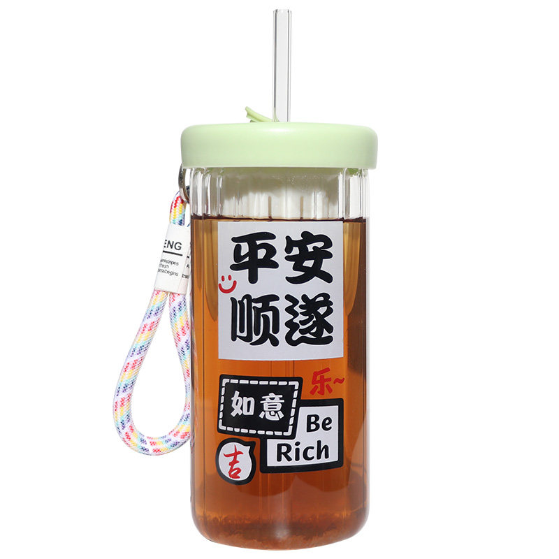 高硼硅玻璃耐冷耐热自带茶仓