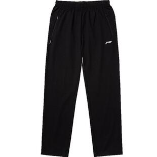 李宁运动裤女士跑步长裤秋季新款直筒休闲裤女款裤子宽松黑色卫裤