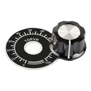 MF-A03胶木旋钮 配 电位器刻度片 数字刻度片 A03旋钮+刻度盘