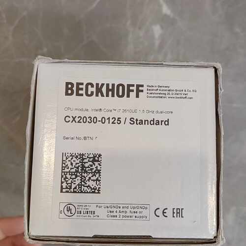 询价-倍福BECKHOFF CPU模块CX2030-0125/St