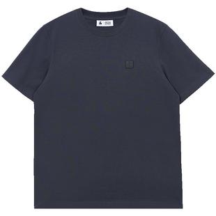 【凉感华夫格】杰克琼斯男装2026年春季新款皮标打底男士短袖T恤