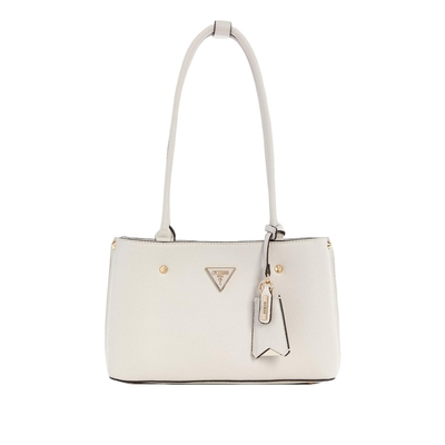 GUESSlogo印花拉链托特包