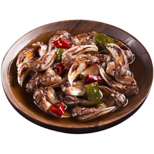 宁波特产醉蟹钳麻辣蟹钳即食螃蟹脚零食小吃夜宵醉罐装550g