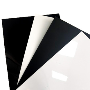 哑白哑黑光白光黑 白色PVC片材 卷材 薄片硬塑料板材彩色pp胶片