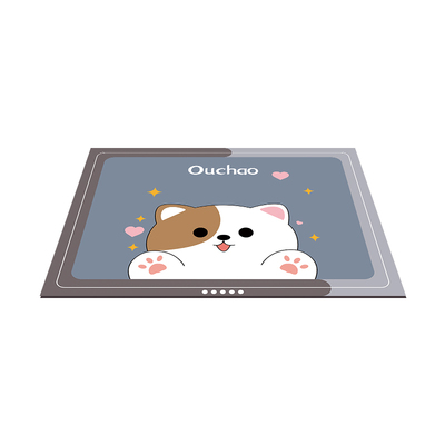 卡通小熊软硅藻泥浴室吸水速干脚垫家用卫生间门口耐脏防滑地垫