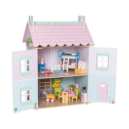 英国le toy van过家家玩具甜心小屋娃娃屋新款三层儿童木质别墅