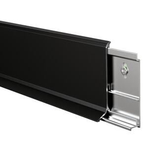 美通铝合金踢脚线金属地脚线双层卡扣极简轻奢不锈钢免胶角线包邮