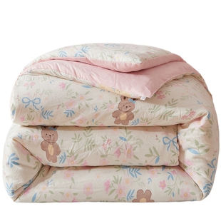 新疆纯棉全棉被子春秋加厚学生宿舍单人保暖冬被棉被芯夏凉空调被