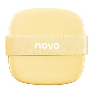 NOVO黄油粉扑粉底液专用棉花糖粉饼干湿两用加厚粉扑收纳盒美妆蛋