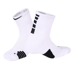 Nike耐克男女中高帮毛巾底训练缓震运动篮球精英袜SX7625-100