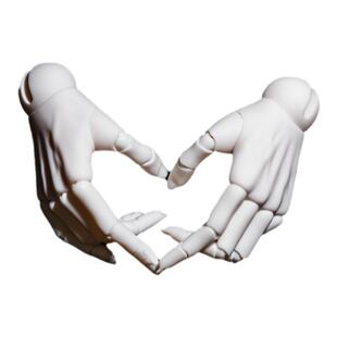 DFA 70 75叔叔关节手 bjd娃娃配件娃用手型原创正版 三万院长预售