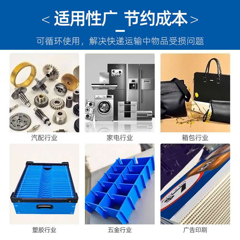 批发烟草配送箱pp中空板烟草箱子塑料周转箱 防潮防水烟草运输箱