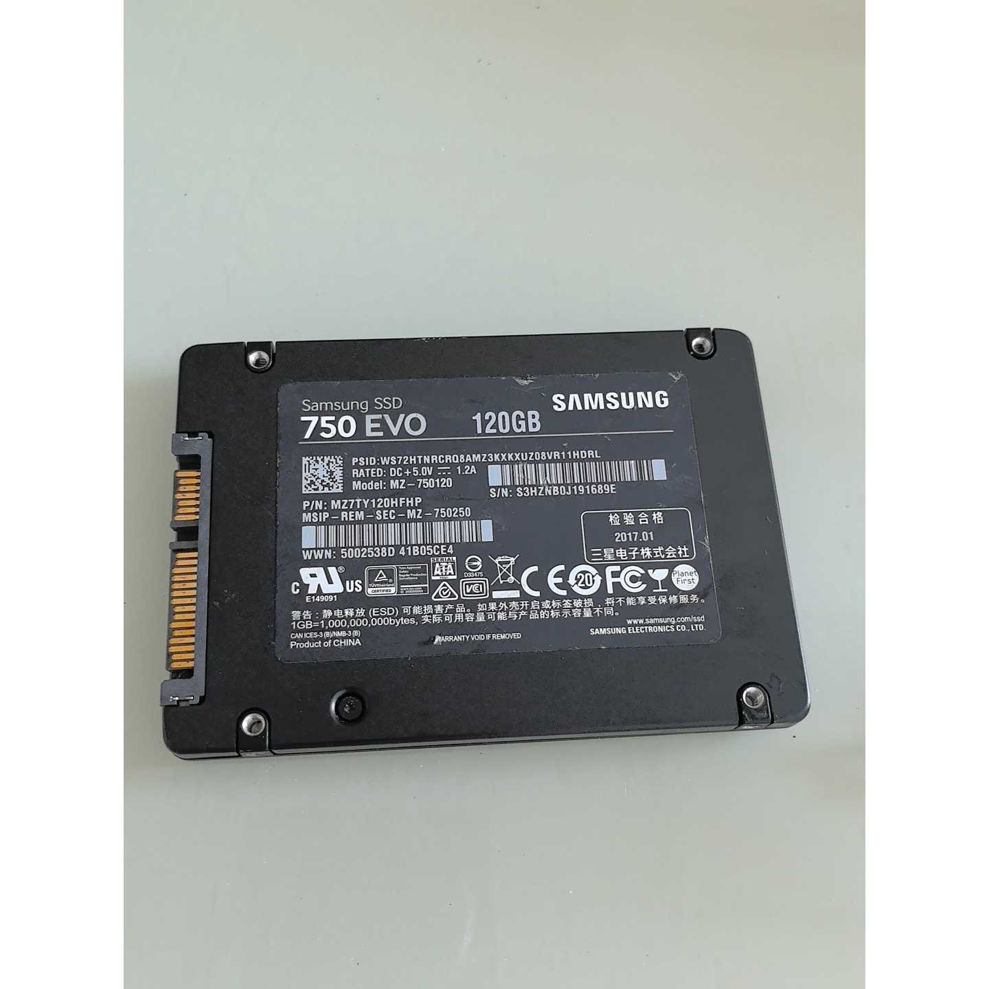 议价750 EVO 120GB固态硬盘 2.5寸SATA接口