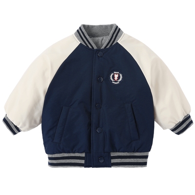 男加厚反季棒球儿童棉袄秋冬