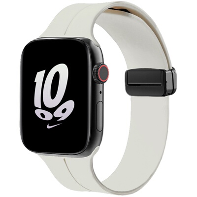 小众运动磁吸硅胶适用iwatch表带