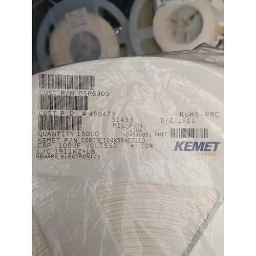 询价-KEMET C0805C104K5RAC7210可维修
