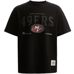 【NFL联名】SEASON HIGH2025年秋季旧金山49人队短袖男款T恤男装