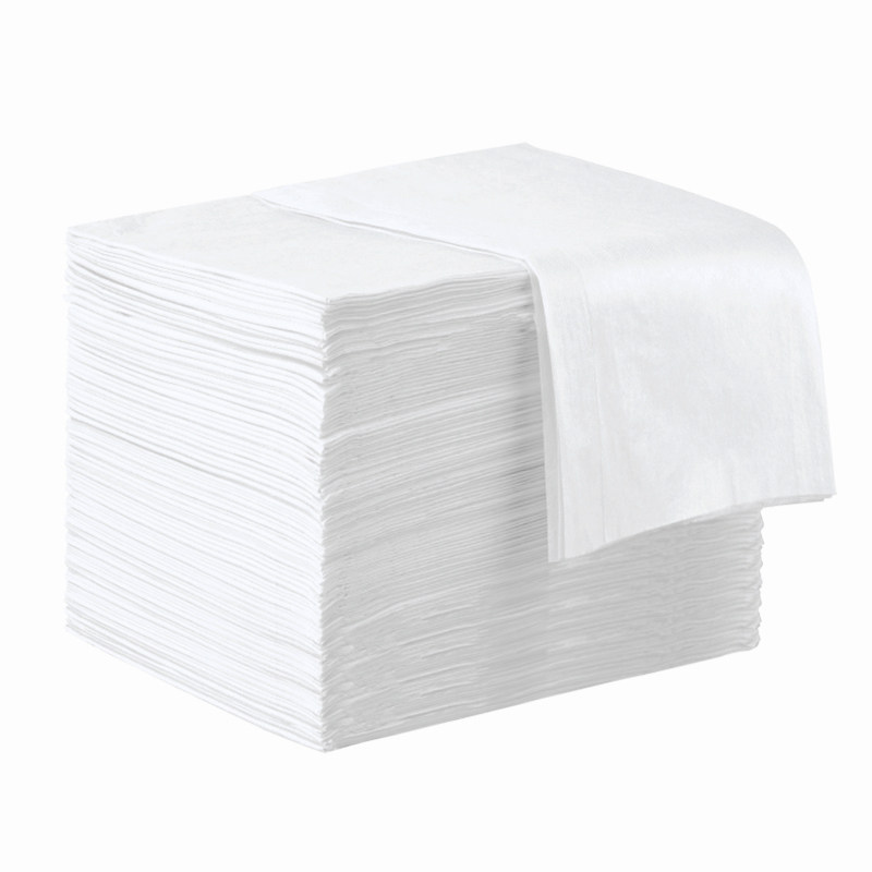 100张美容院一次性床单防水防油spa按摩床垫无纺布透气床单带洞孔