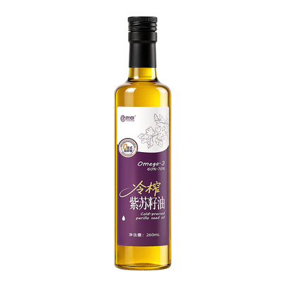 一级冷榨紫苏籽油Omega-3＞60％