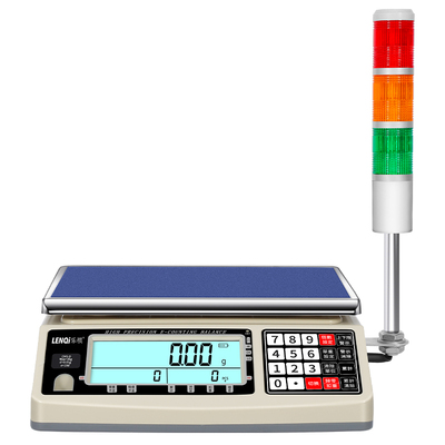 乐祺上下限报警电子秤三色报警灯
