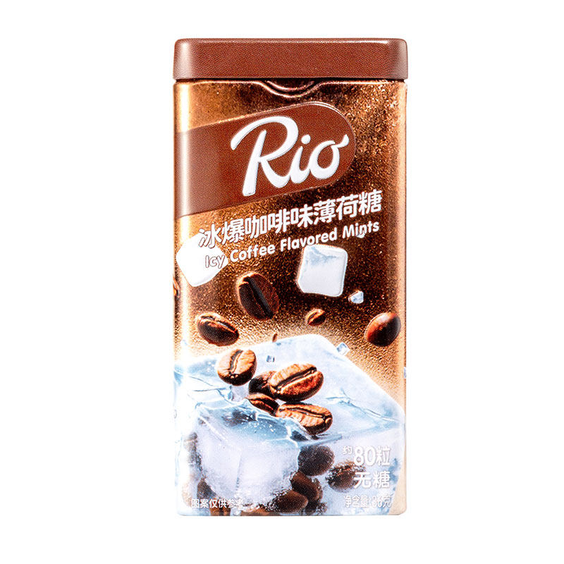 Rio酷感强劲无糖薄荷糖 清新口气口香糖上课开车犯困男士清口糖果