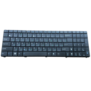 ASUS华硕X54H k53S A53S A52J K52J N53SN G73J笔记本键盘俄文RU