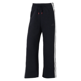 阿迪达斯那尔那茜同款直筒裤女裤2026冬季运动裤针织裤宽松休闲裤