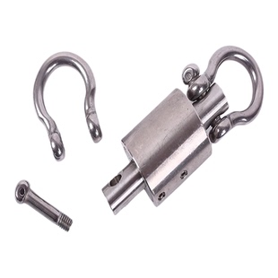 东雨不锈钢轴承转环卸扣船用旋转转轴钢丝绳锁扣卡扣配件快速扣环