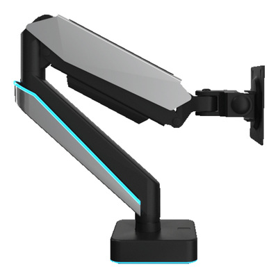 暴风机甲RGB灯效显示器挂臂机械臂 炫酷电竞灯电脑屏悬臂升降托架