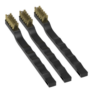 vcmao银粘土银泥手工diy铜丝刷抛光刷纯黄铜丝硬度适中烧后刷缝隙