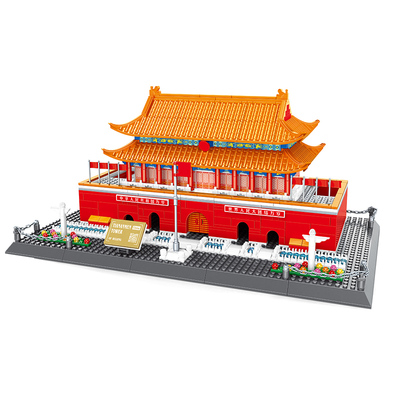 万格黄鹤楼积木建筑模型