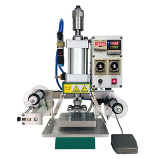 【顺丰包邮】烫金机 气动烫压机 PU皮革烙印机压唛机LOGO名片木头