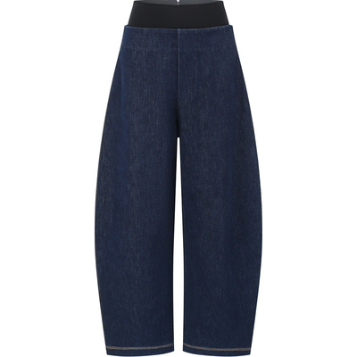 DEEPMOSS 设计师品牌 25早秋新品 层次腰头弹力牛仔香蕉裤 SOLSOL