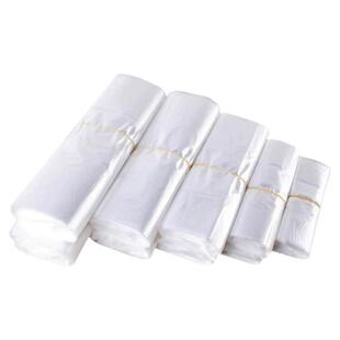 塑料袋食品袋小号早餐袋白色透明胶袋包子打包袋商用一次性保鲜袋