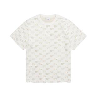 MLB官方 男女同款潮流百搭满印老花短袖T恤26春季新款TSM01/TSM22