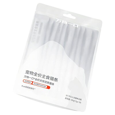【新品】万物一口帝王鲑主食猫条