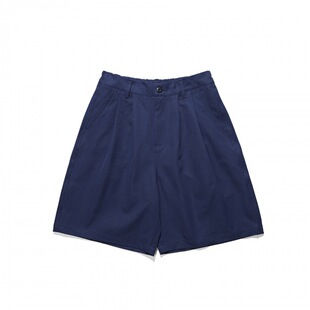 【品牌折扣】BEAMS NNDS休闲短裤男女夏宽松直筒垂感西装五分裤潮