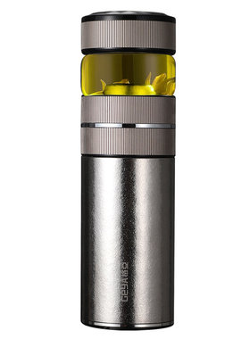 格亚纯钛茶水分离保温杯旅行水杯