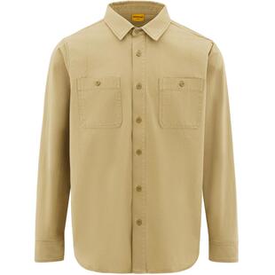 CAT卡特秋冬男士美式复古工装风两贴袋磨毛全棉长袖衬衫外套