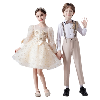 儿童合唱演出服团体表演服装