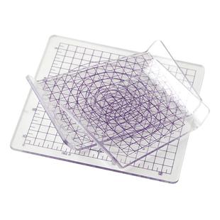 压泥板压板压盘超轻粘土手办DIY工具亚克力搓条器搓珠器长方方形