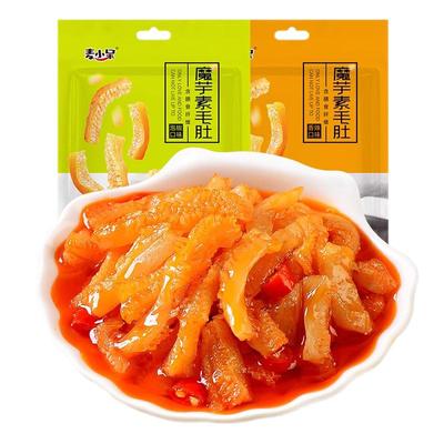 麦小呆魔芋爽香辣素毛肚网红即食办公室解馋小零食麻辣休闲小好吃