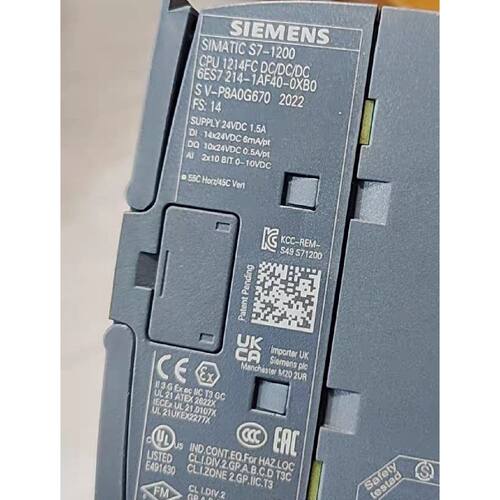 6ES7214一1AF40一0XB0，99新质保一年带包装的
