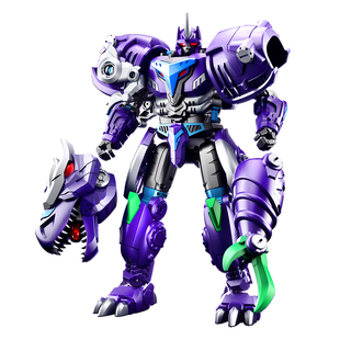 正版力将机器人变形玩具暴龙勇士变身机甲变型金刚儿童男孩3一6岁